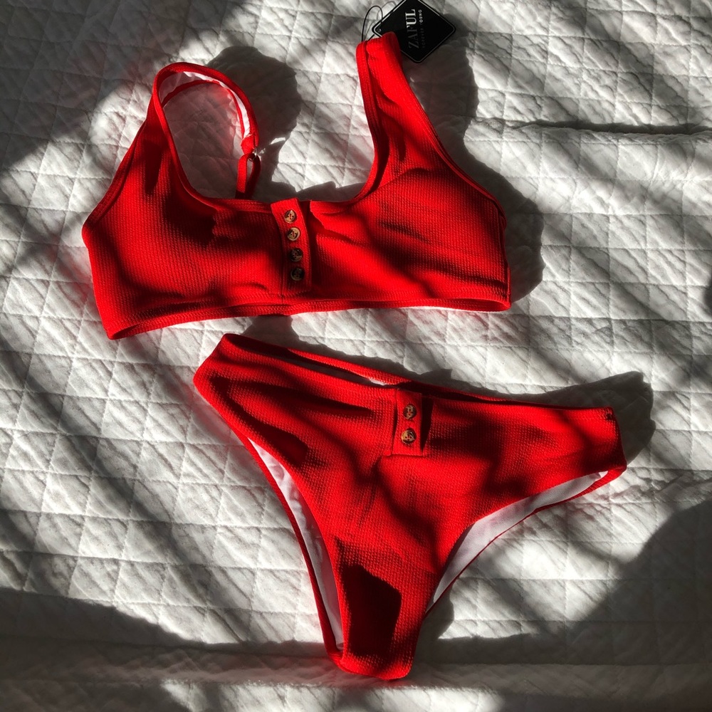 ❤️ SOLD ❤️ red zaful bikini :)